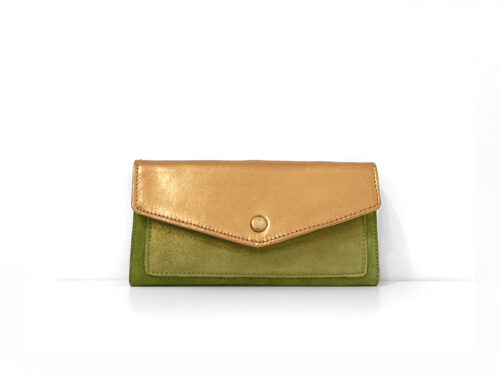 Cartera verde Cassel