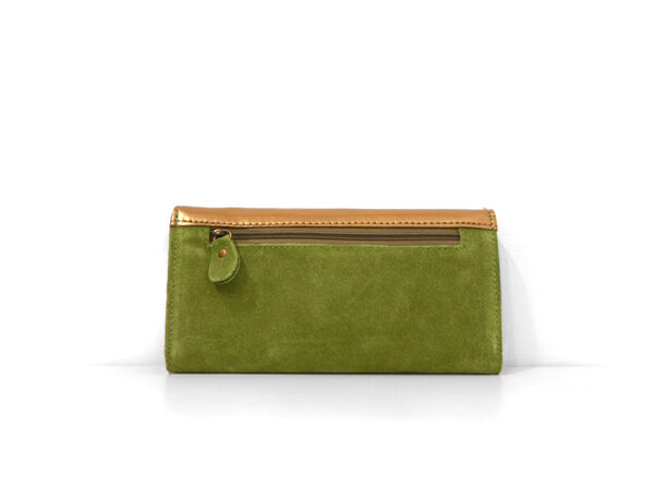 Cartera verde Cassel posterior