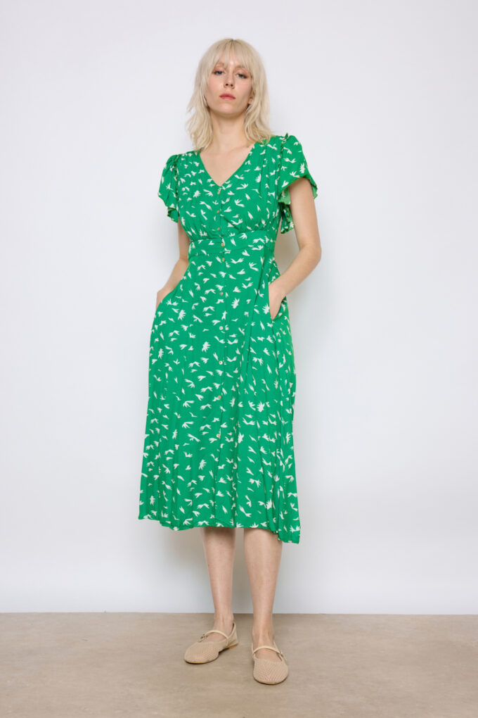 BERRIA/NEW Vestido Ainara verde