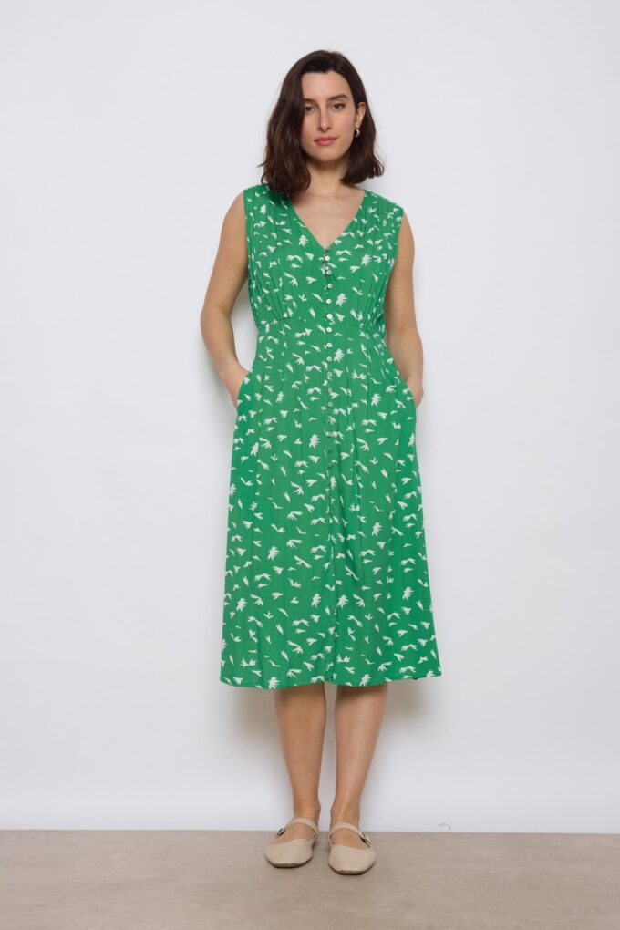 BERRIA/NEW Vestido Rusty verde