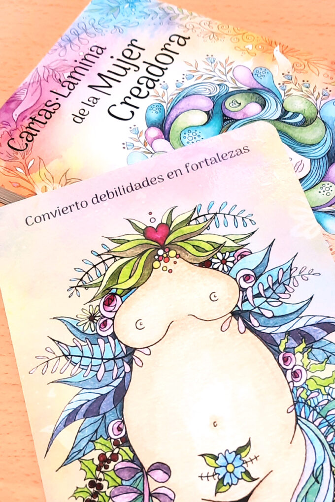 Cartas-Lámina de la Mujer Creadora (Embarazo consciente) - Imagen 2
