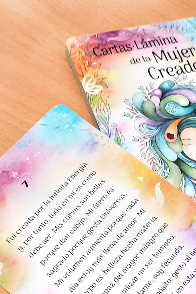 Cartas-Lámina de la Mujer Creadora (Embarazo consciente) - Imagen 3