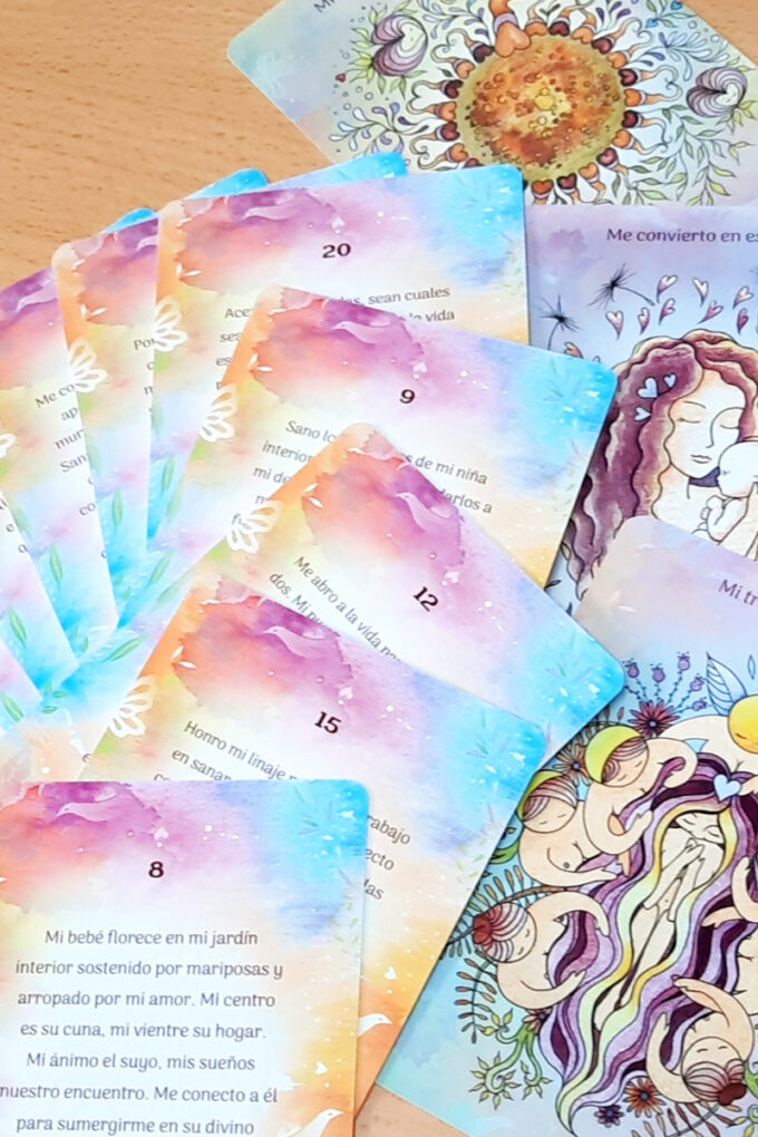 Cartas-Lámina de la Mujer Creadora (Embarazo consciente) - Imagen 4