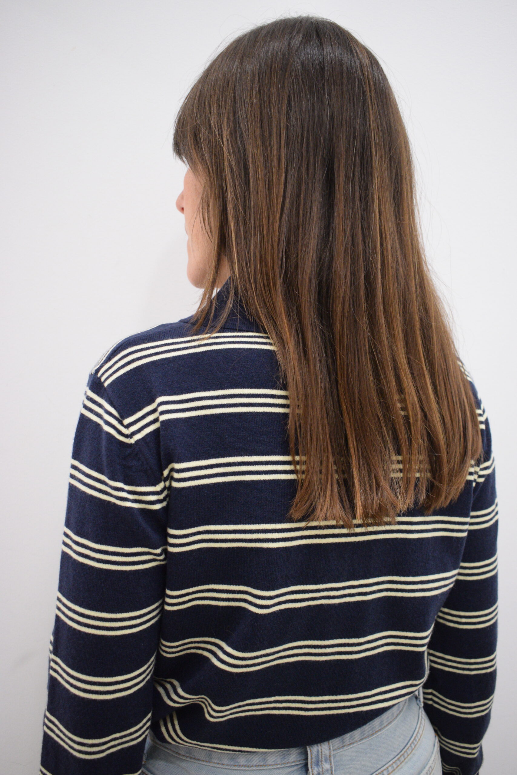 BERRIA/NEW Jersey de rayas azul marino Xabat 5 BERRIA/NEW Jersey de rayas azul marino Xabat - Imagen 4