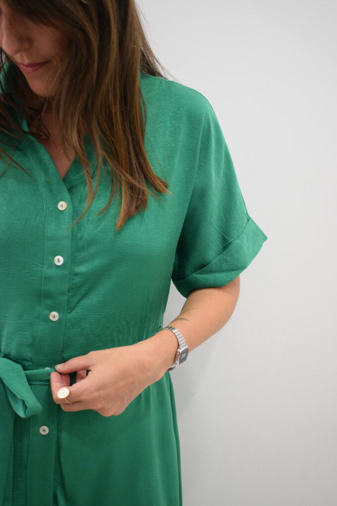 BERRIA/NEW Vestido verde Ioritz - Imagen 3