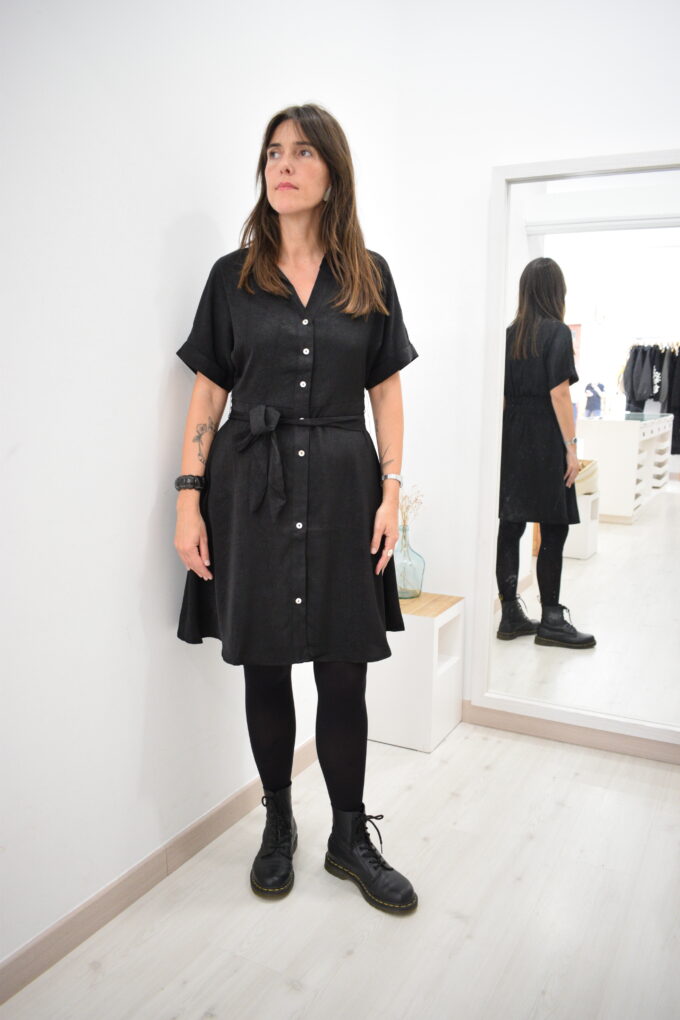 BERRIA/NEW Vestido negro Ioritz - Imagen 2