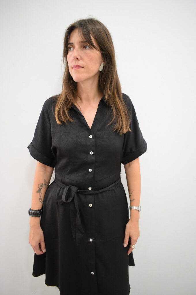 BERRIA/NEW Vestido negro Ioritz