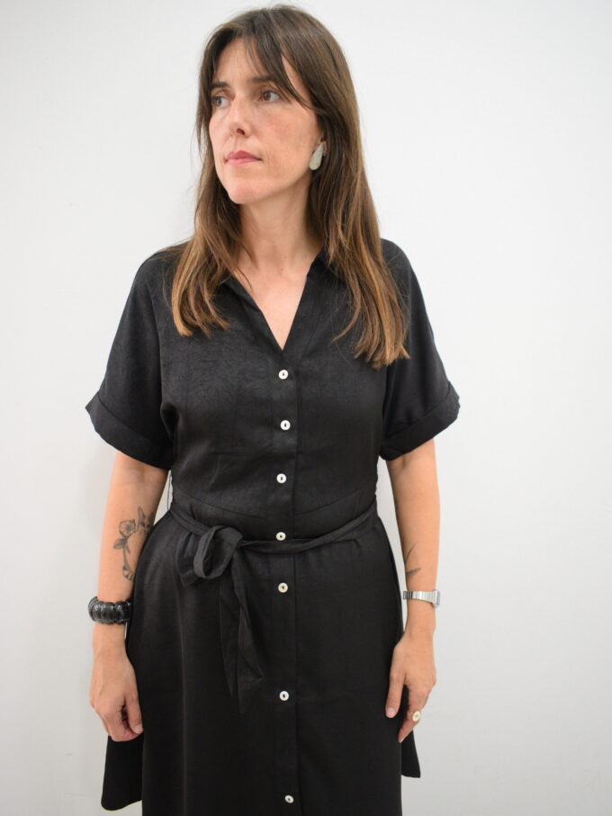 BERRIA/NEW Vestido negro Ioritz