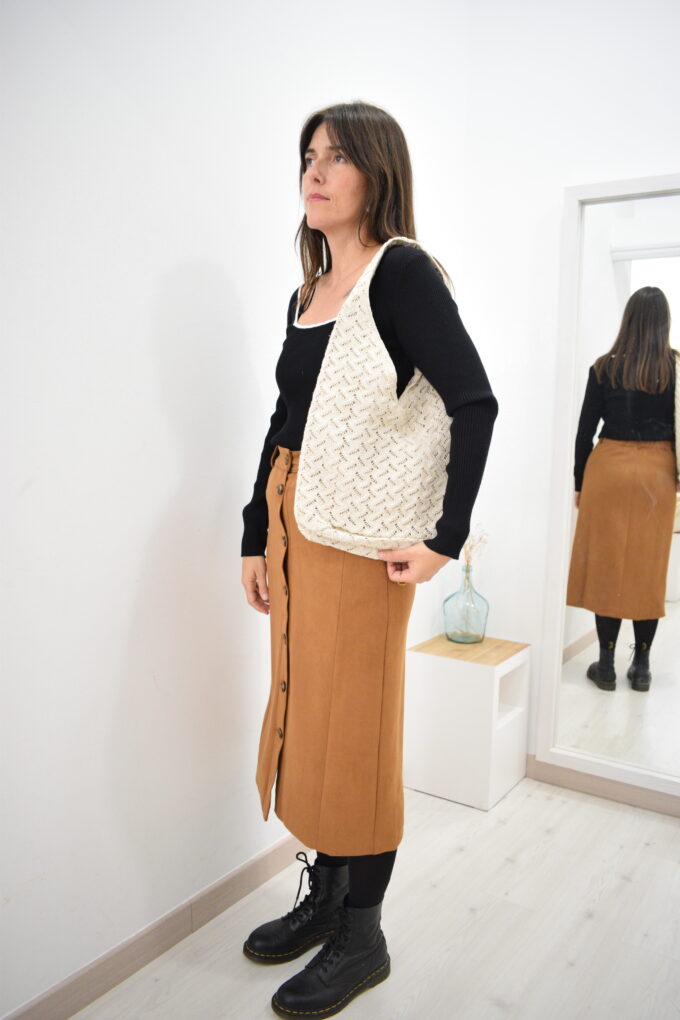 BERRIA/NEW Bolso blanco crudo Naoki - Imagen 2
