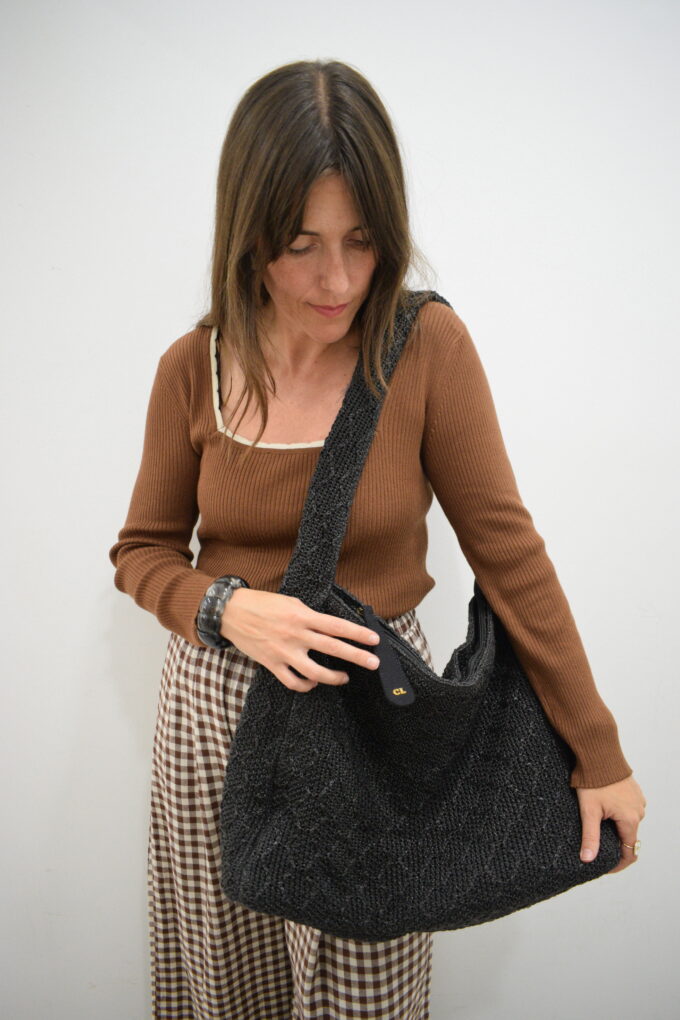 BERRIA/NEW Bolso negro Clooney - Imagen 6