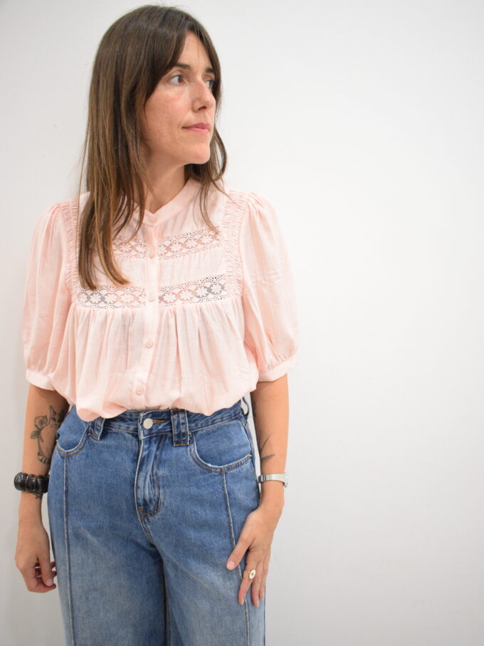 BERRIA/NEW Camisa rosa Mirari