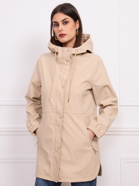 <span class="new">BERRIA/NEW</span>  Chubasquero beige Izpia