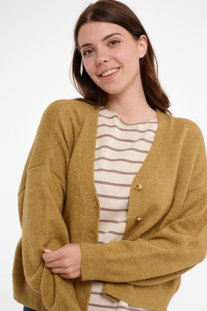 BERRIA/NEW Chaqueta ocre Maggie