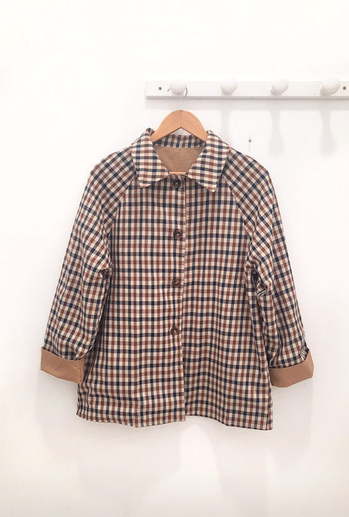 BERRIA/NEW Gabardina camel reversible Morin - Imagen 2