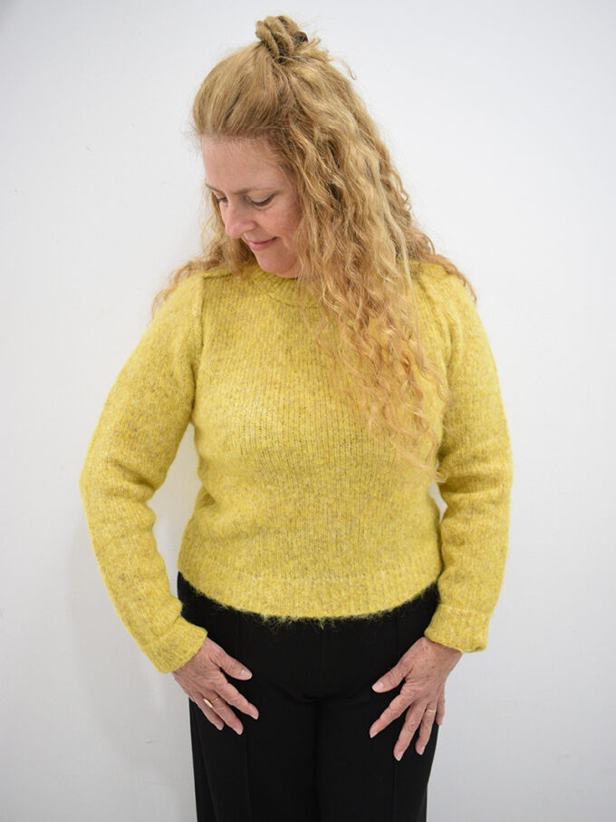 Inicio 25 JERSEY mostaza Beck punto modelo
