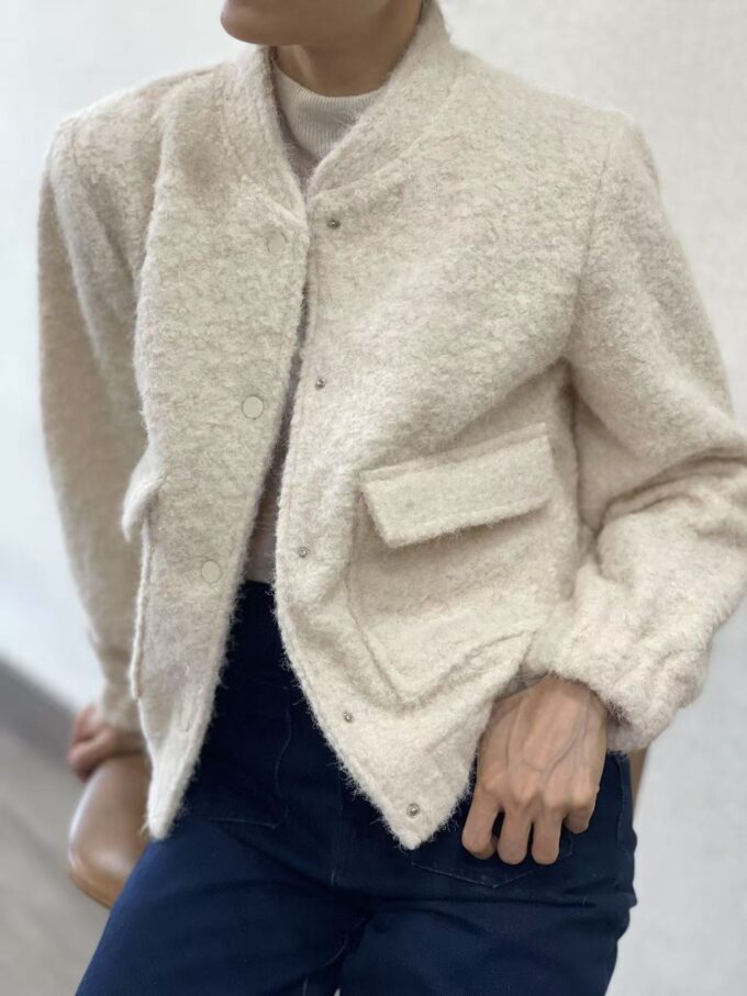 BERRIA/NEW Bomber blanca Rafaela