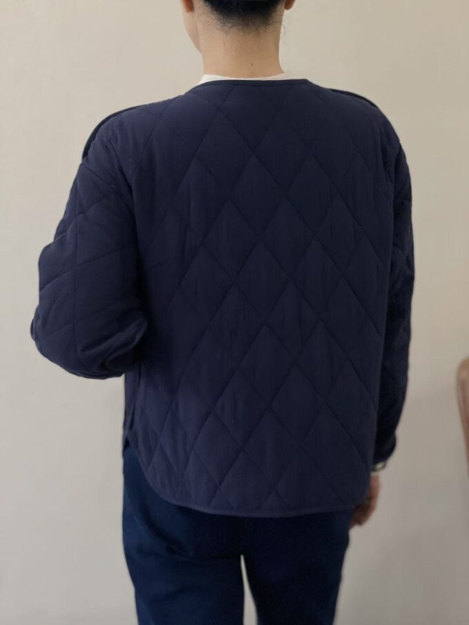 BERRIA/NEW Cazadora acolchada azul marino reversible Vivi - Imagen 6