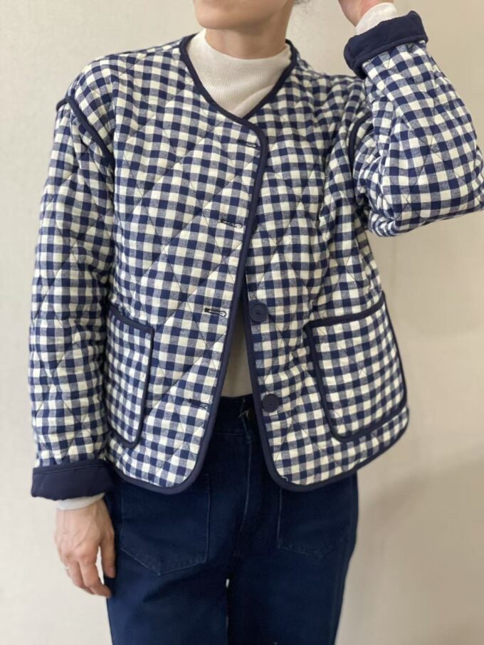 BERRIA/NEW Cazadora acolchada azul marino reversible Vivi