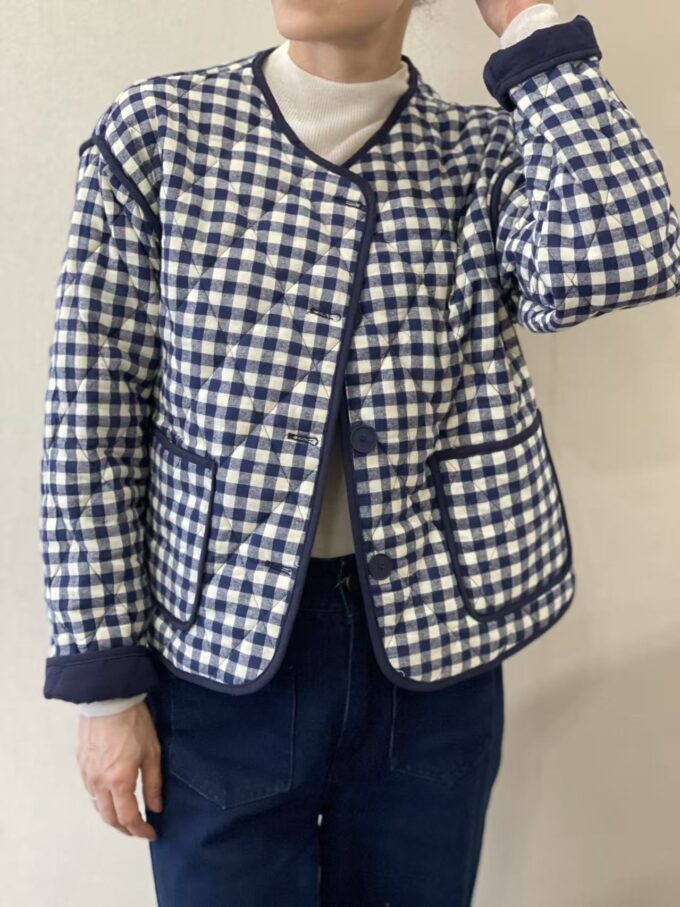 BERRIA/NEW Cazadora acolchada azul marino reversible Vivi