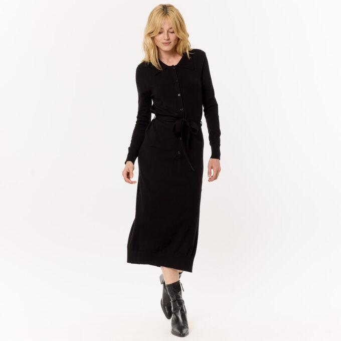 BERRIA/NEW Vestido de punto negro Mera - Imagen 2