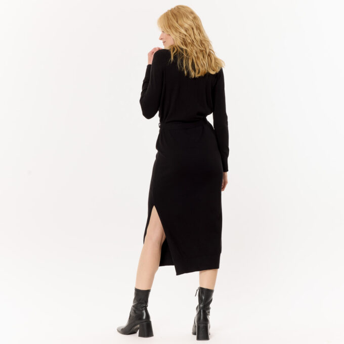 BERRIA/NEW Vestido de punto negro Mera - Imagen 4