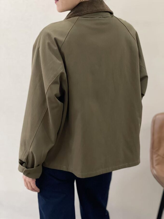 BERRIA/NEW Trench verde caqui Azura - Imagen 6