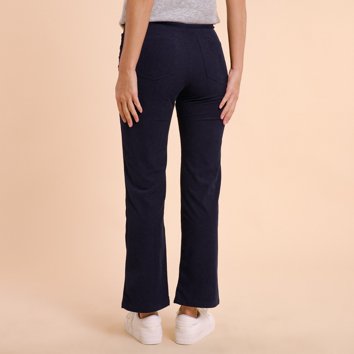 BERRIA/NEW Pantalón de pana azul marino Simon 4 BERRIA/NEW Pantalón de pana azul marino Simon - Imagen 3