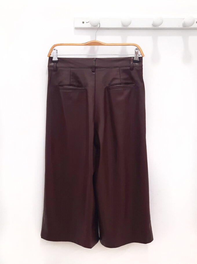 Inicio 23 Pantalon granate Randy estilo piel