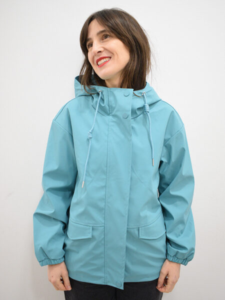 Chubasquero turquea Elur capucha