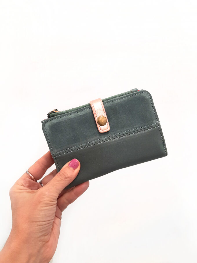 BERRIA/NEW Cartera verde Ginebra