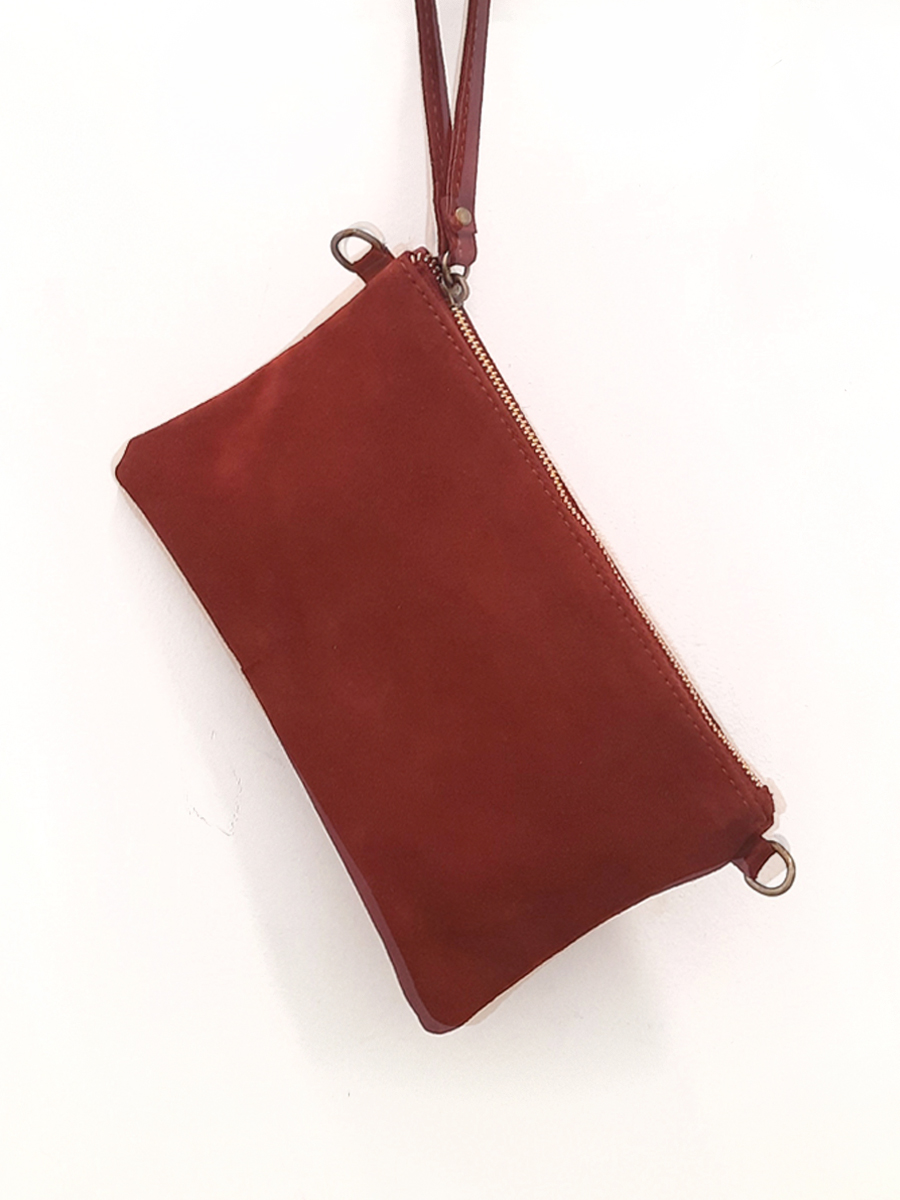 BERRIA/NEW Clutch burdeos Emily 3 BERRIA/NEW Clutch burdeos Emily - Imagen 2