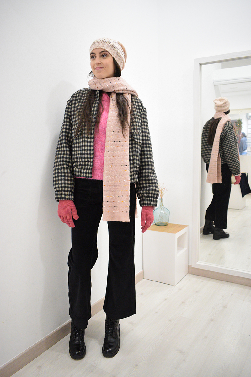 BERRIA/NEW Bufanda rosa Marie 3 BERRIA/NEW Bufanda rosa Marie - Imagen 2