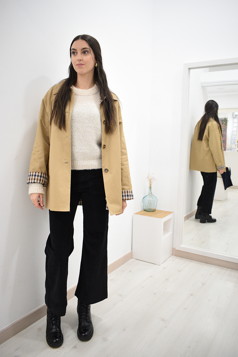 BERRIA/NEW Gabardina camel reversible Morin 3 BERRIA/NEW Gabardina camel reversible Morin - Imagen 2