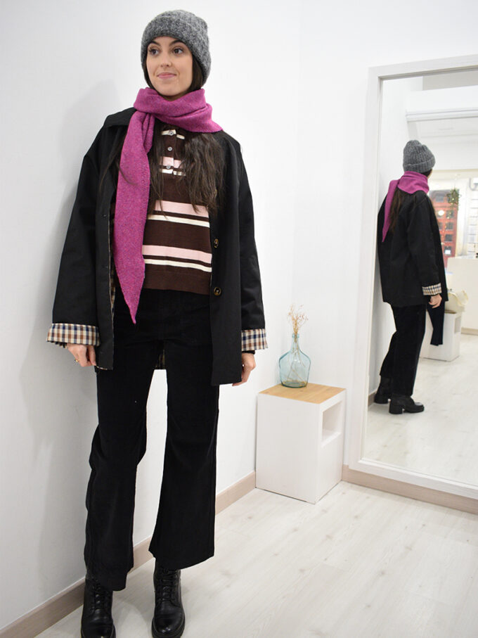 Pañuelo violeta Hiruki