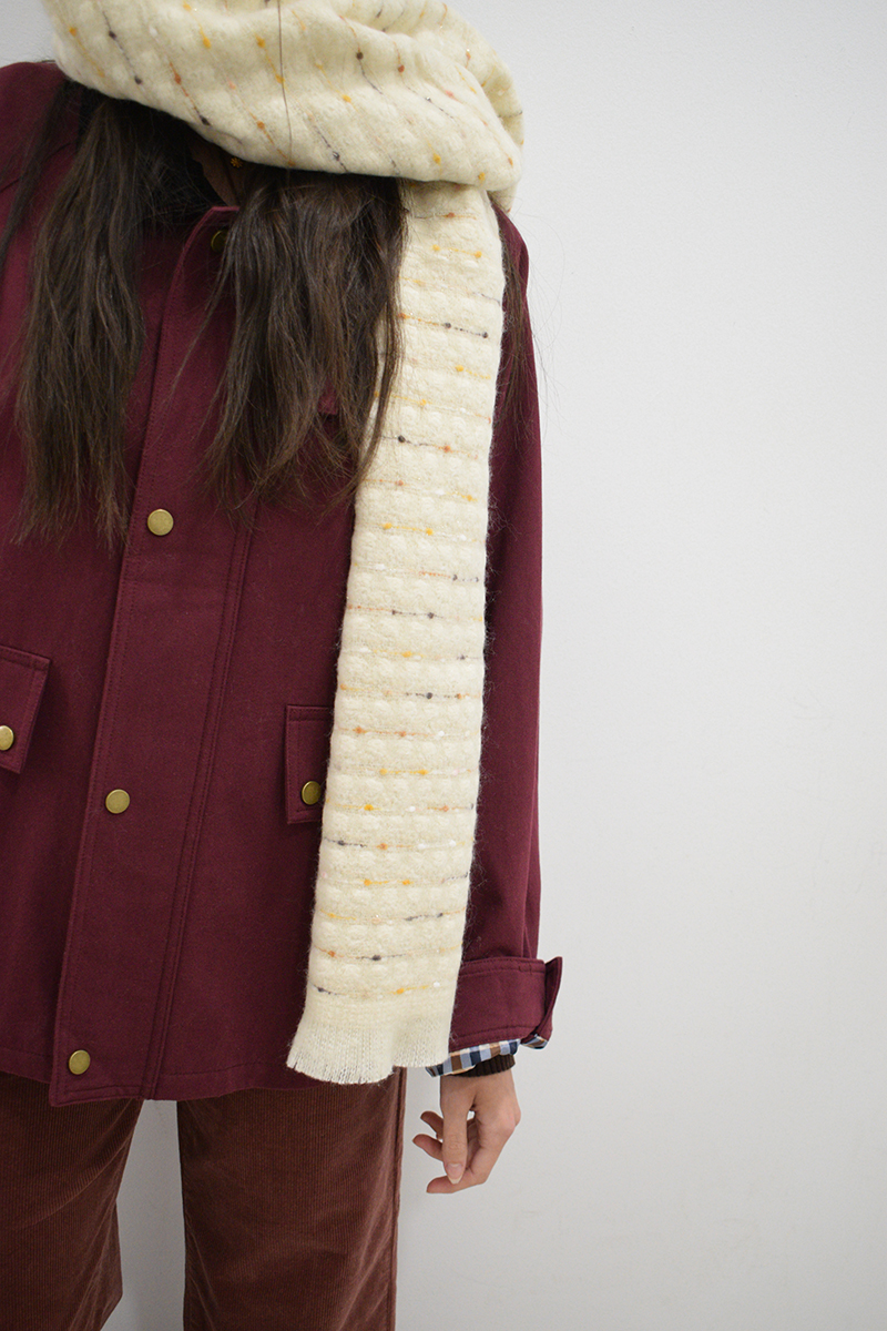 BERRIA/NEW Bufanda crudo Marie 5 BERRIA/NEW Bufanda crudo Marie - Imagen 4