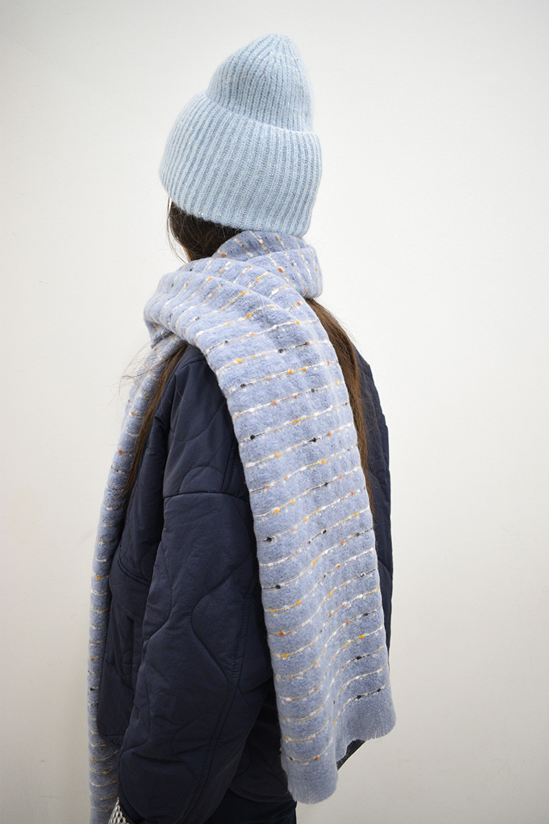 BERRIA/NEW Bufanda azul Marie 3 BERRIA/NEW Bufanda azul Marie - Imagen 2