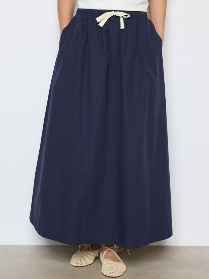 BERRIA/NEW Falda larga azul marino Sibel