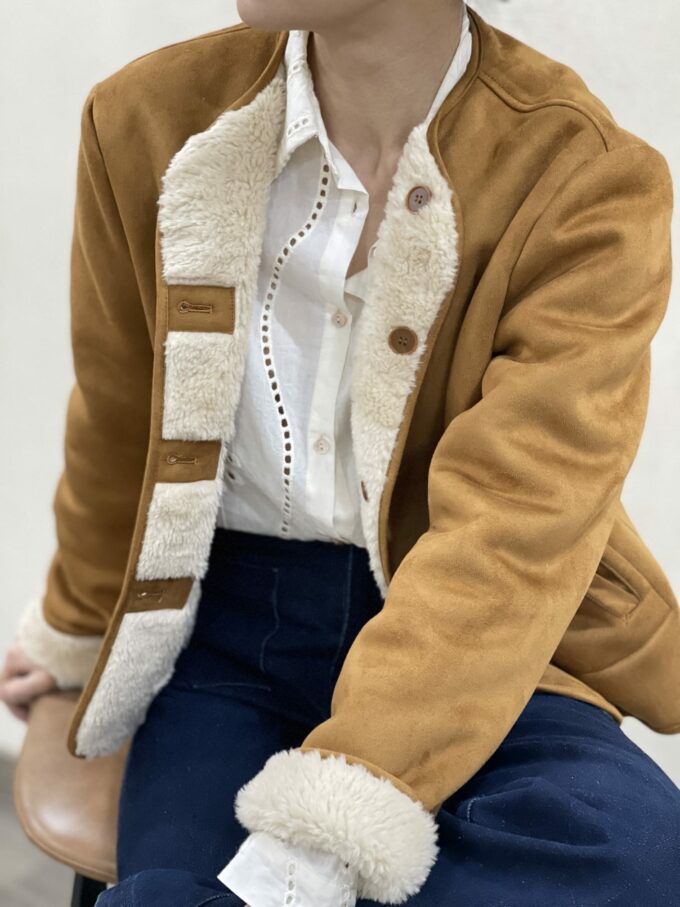 BERRIA/NEW Cazadora camel reversible Judith