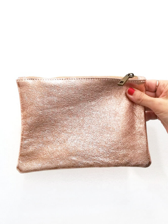 Neceser rosa Milo gliter