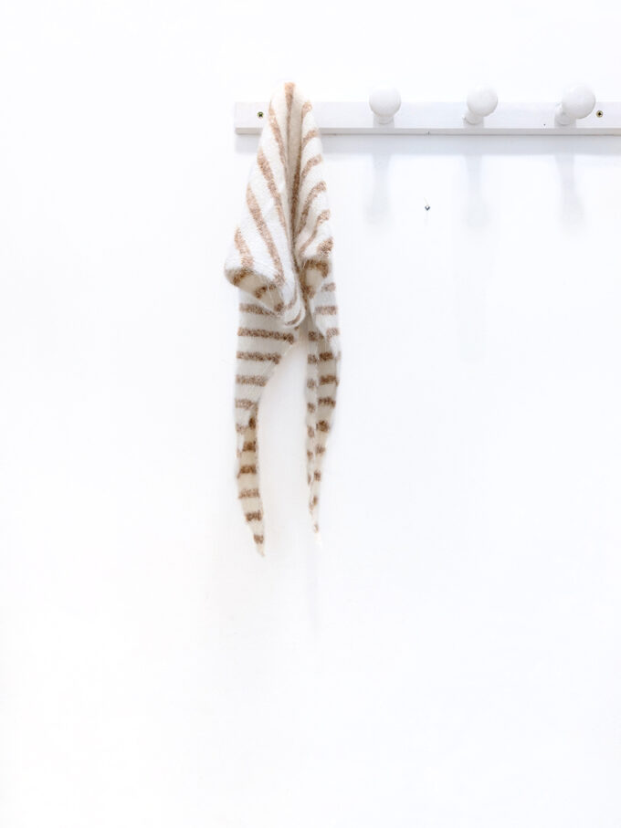 BERRIA/NEW Pañuelo a rayas blanco Tom