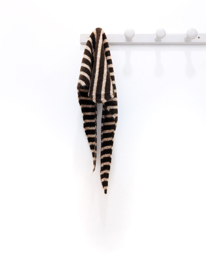 BERRIA/NEW Pañuelo a rayas marrón Tom