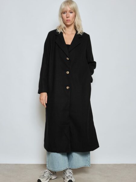 Abrigo negro Linette