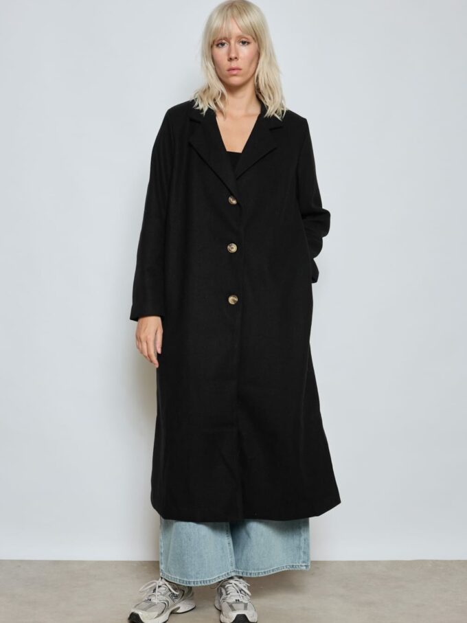 BERRIA/NEW Abrigo negro Linette