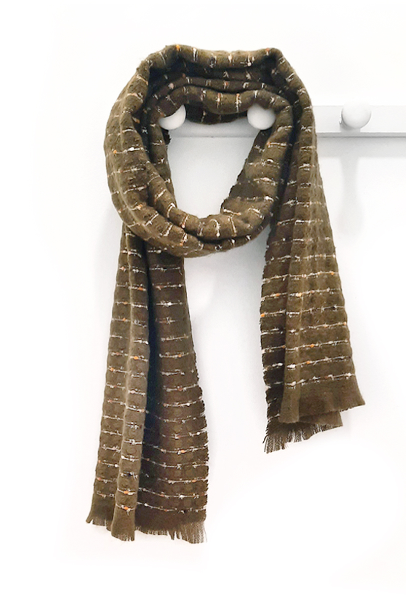 BERRIA/NEW Bufanda verde Marie 3 BERRIA/NEW Bufanda verde Marie - Imagen 2