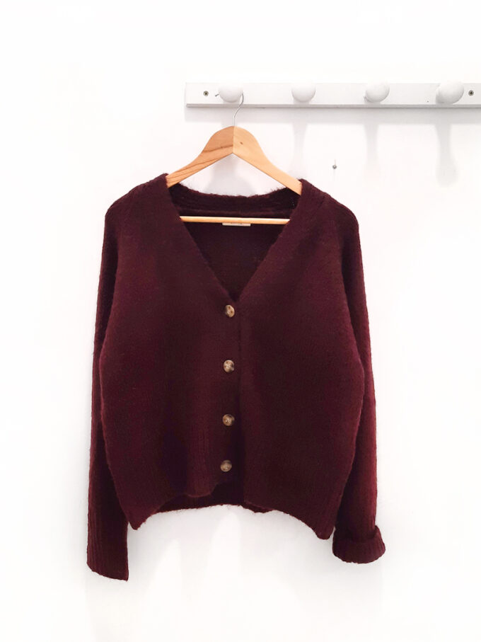 BERRIA/NEW Chaqueta burdeos Greta