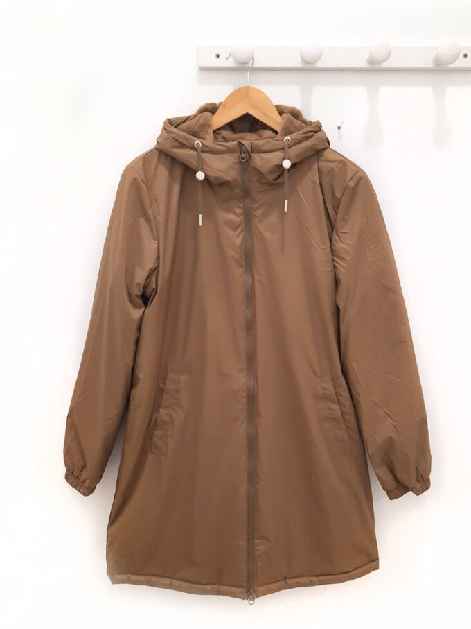 BERRIA/NEW Chubasquero marrón verdoso Tanta