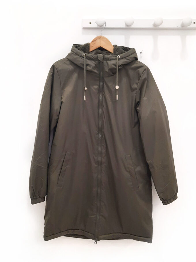 BERRIA/NEW Chubasquero caqui Tanta