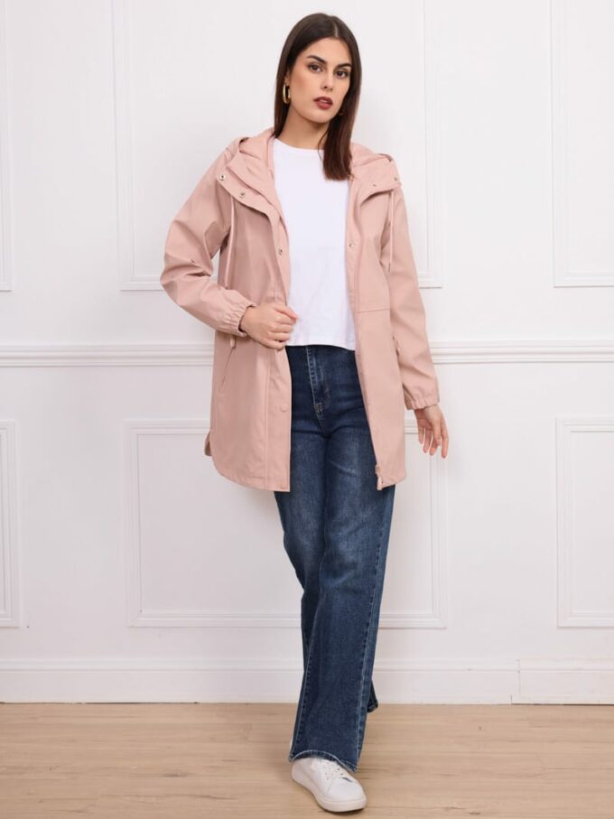 BERRIA/NEW Chubasquero rosa Izpia