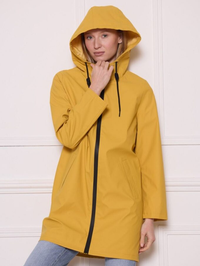 BERRIA/NEW Chubasquero mostaza Ura