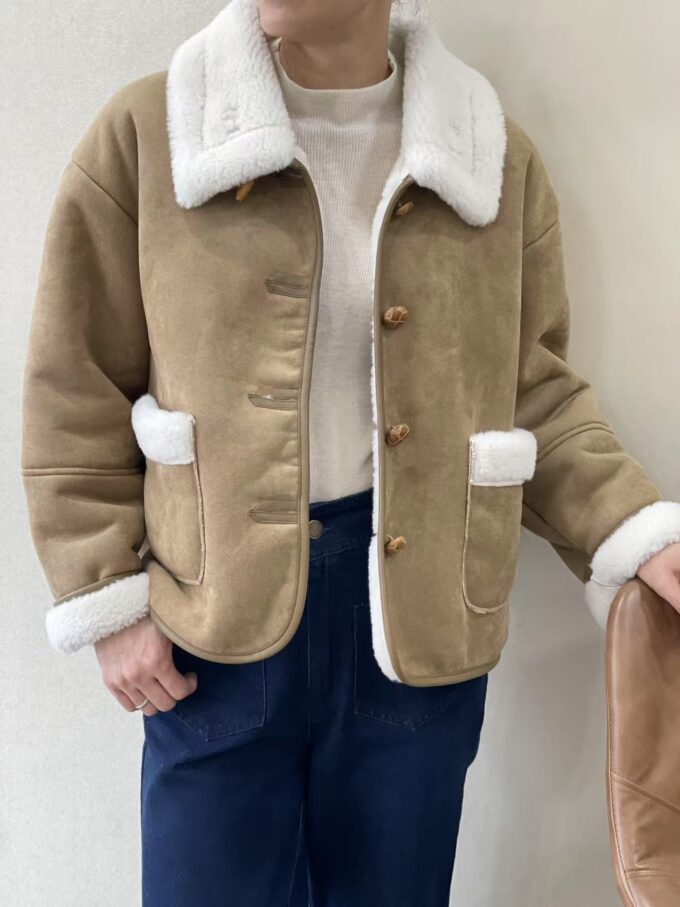 BERRIA/NEW Abrigo camel Ageda